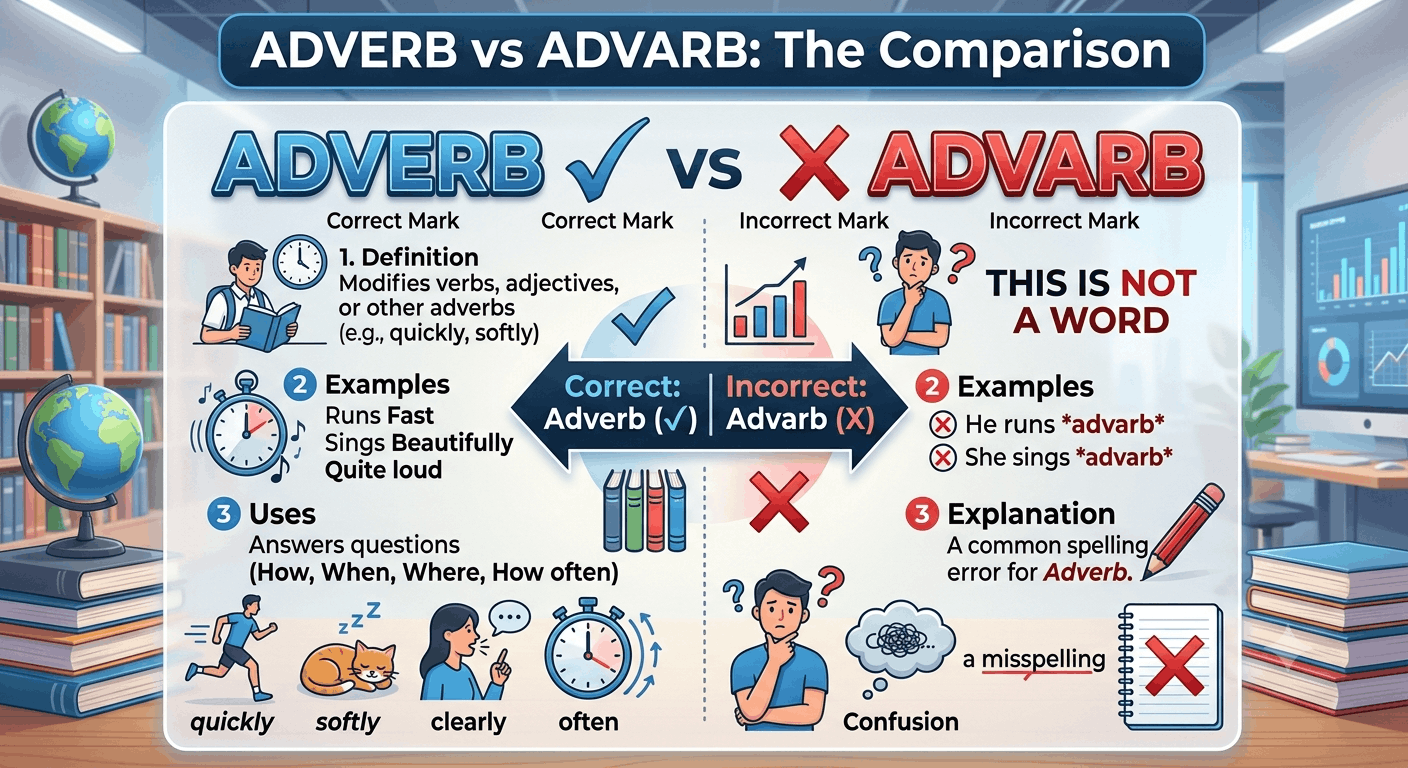 Adverb vs Advarb